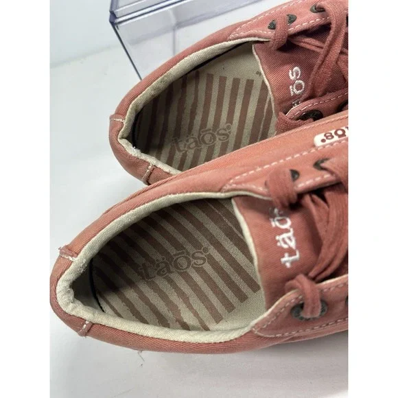 Taos Womens Moc Star Terracotta Canvas Casual Sneaker Size 8.5 MST-13482A - Picture 9 of 12